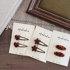 Barrettes Léopard