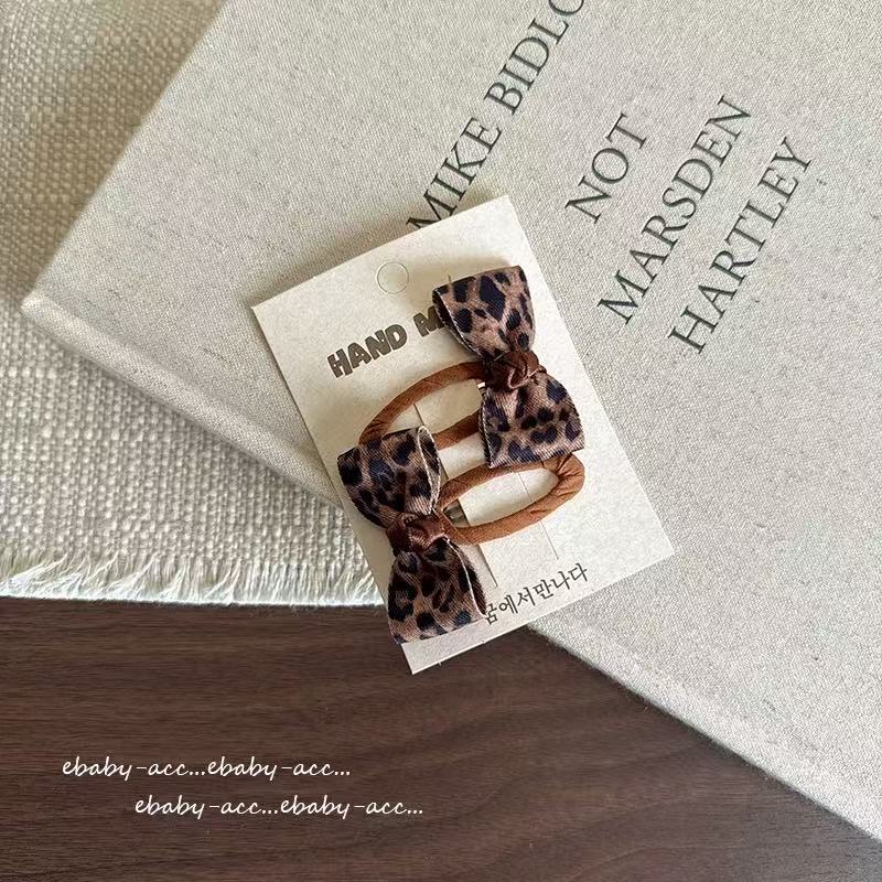 Barrettes Et Chouchou Léopard