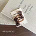 Barrettes Et Chouchou Léopard