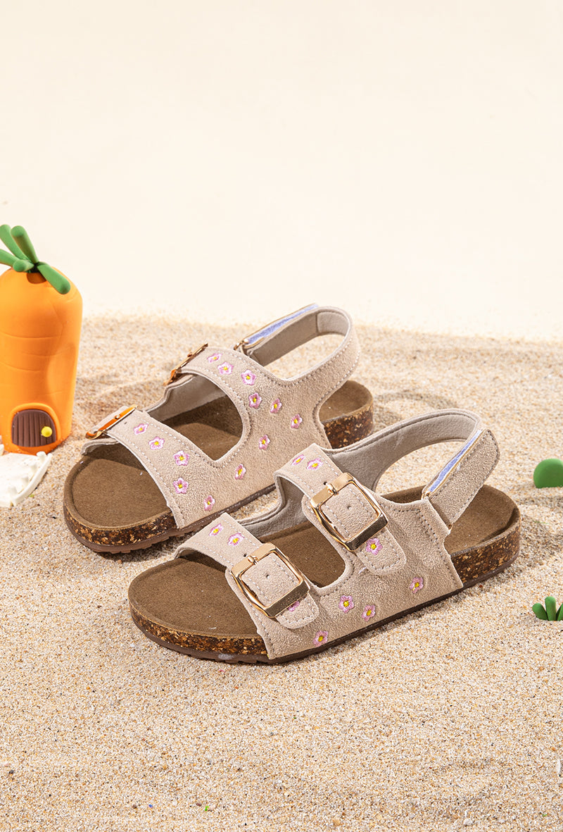 Loulou Beige A Fleurs