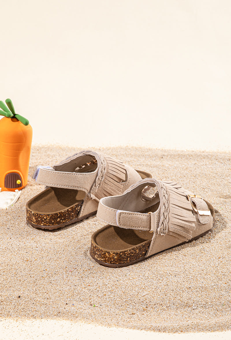 Loulou Beige A Frange