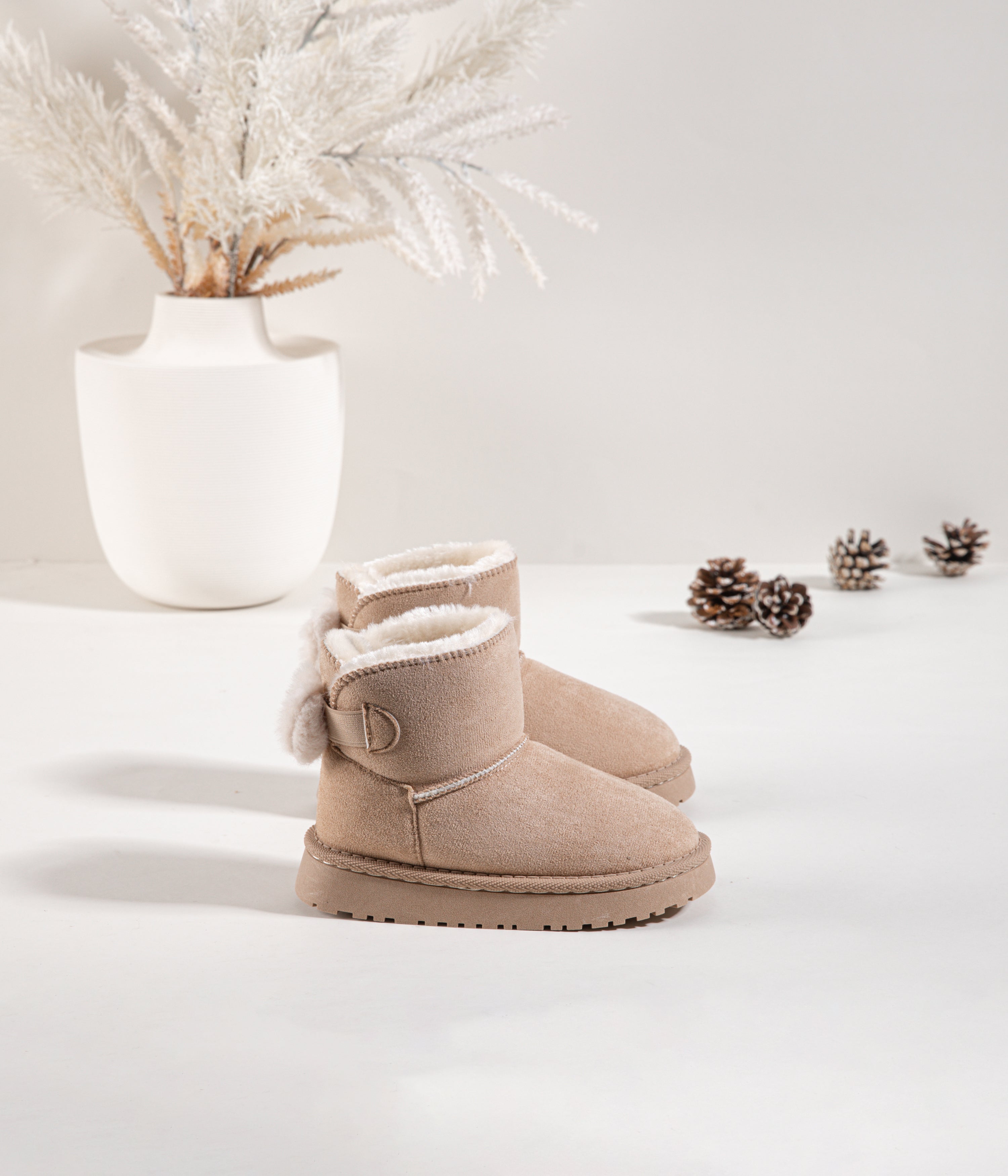 Beige Pompom