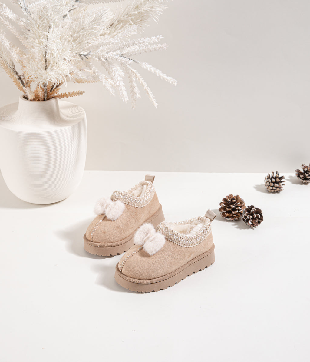 Odette Beige Avec Nœud de Papillon