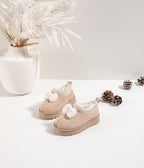 Odette Beige Avec Nœud de Papillon