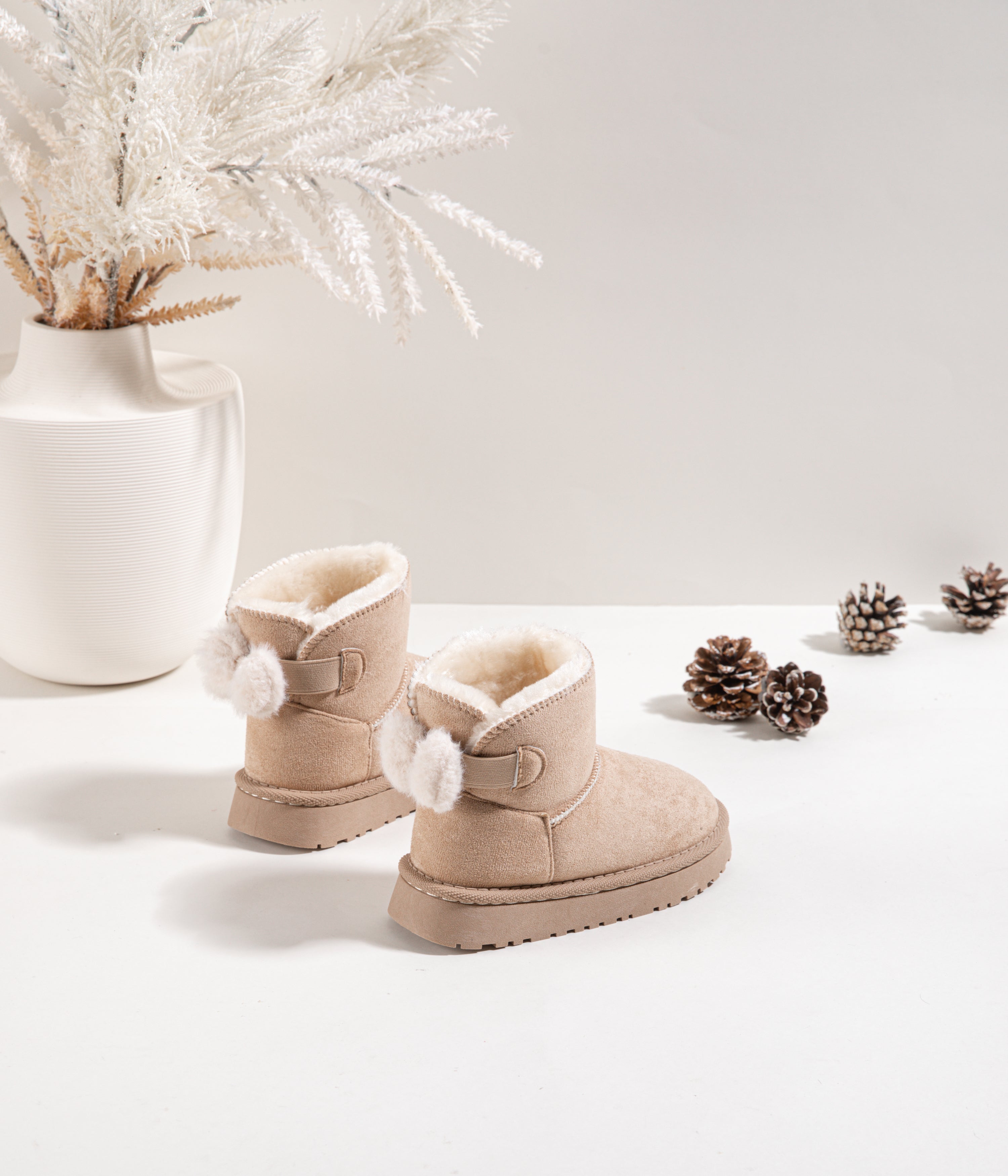 Beige Pompom