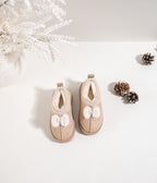 Odette Beige Avec Nœud de Papillon