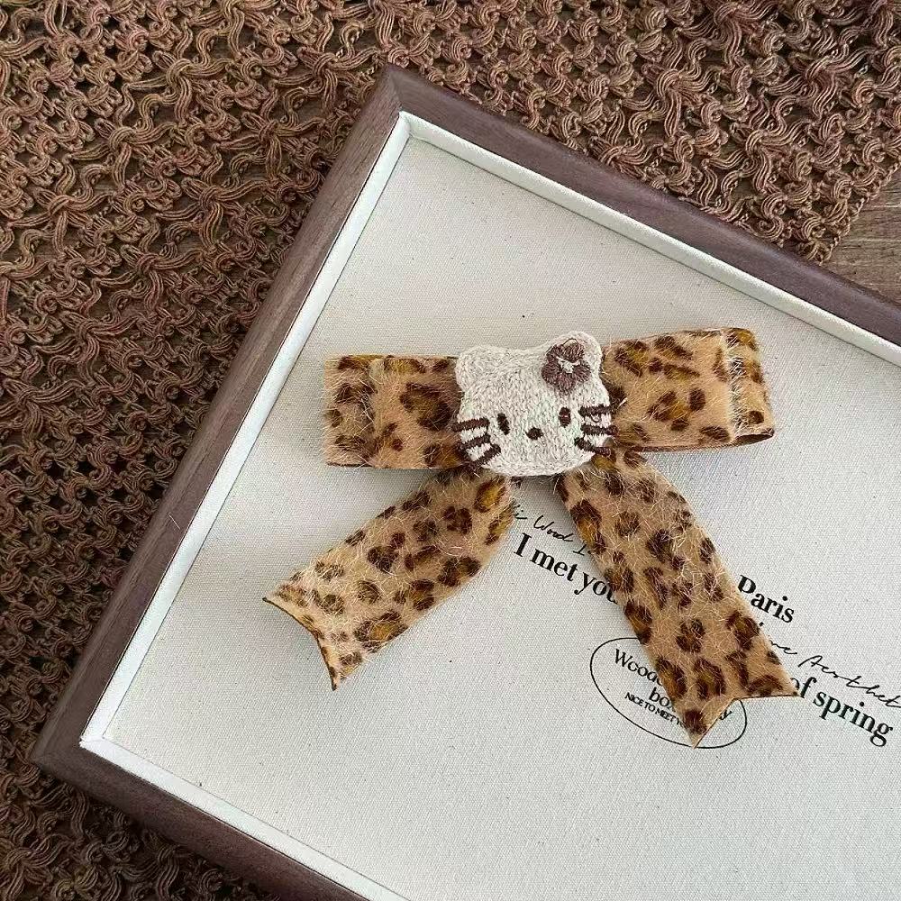 Barrettes et Chouchou Léopard