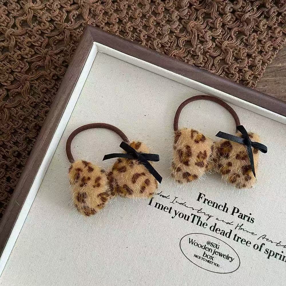 Barrettes et Chouchou Léopard