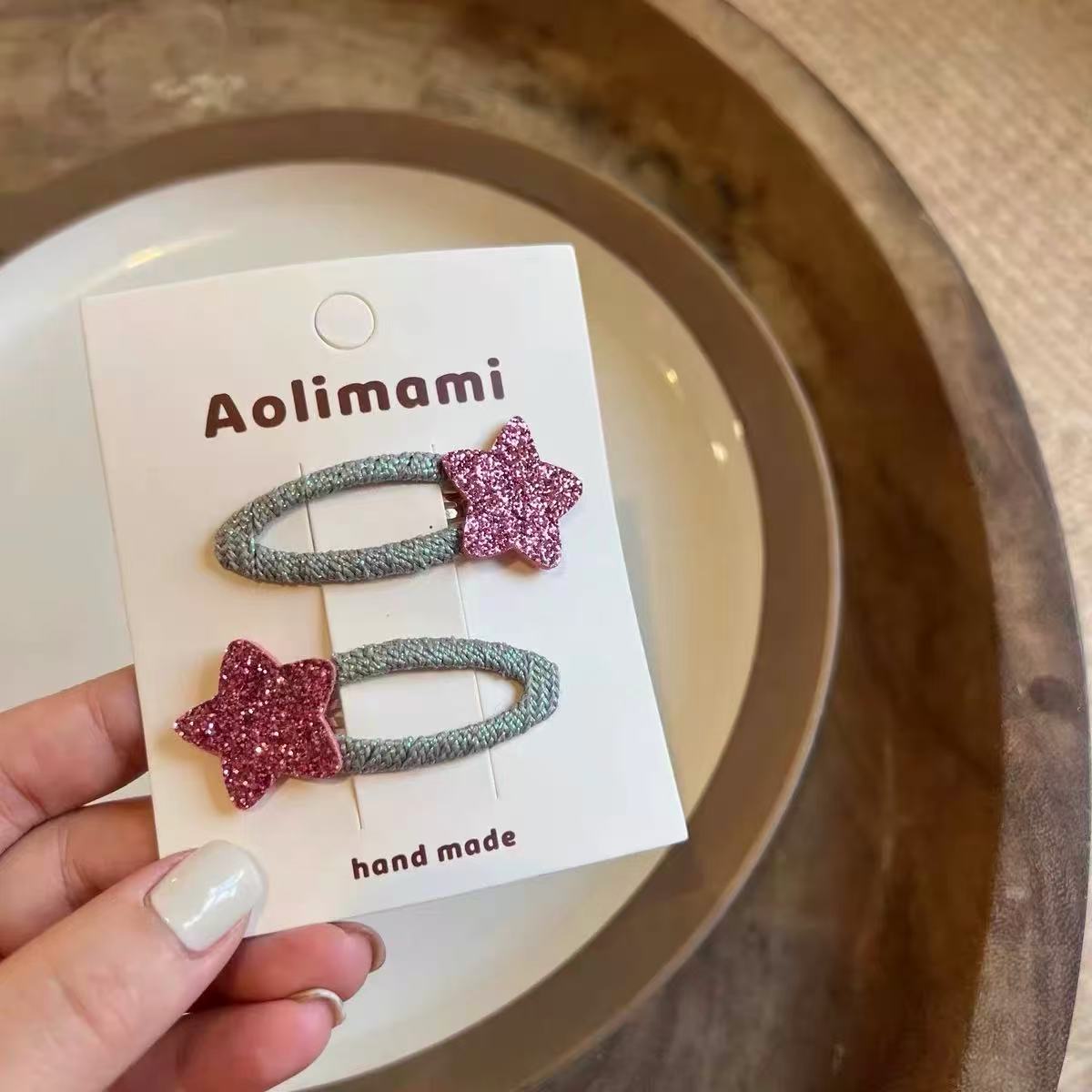 Glitter Hair Clips