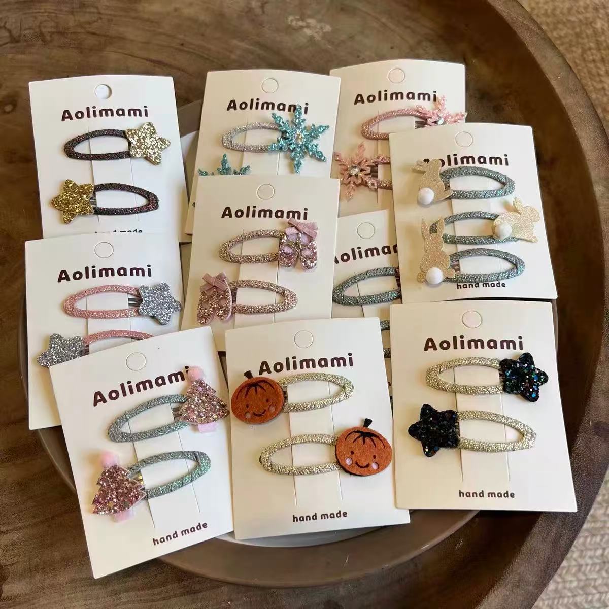 Glitter Hair Clips