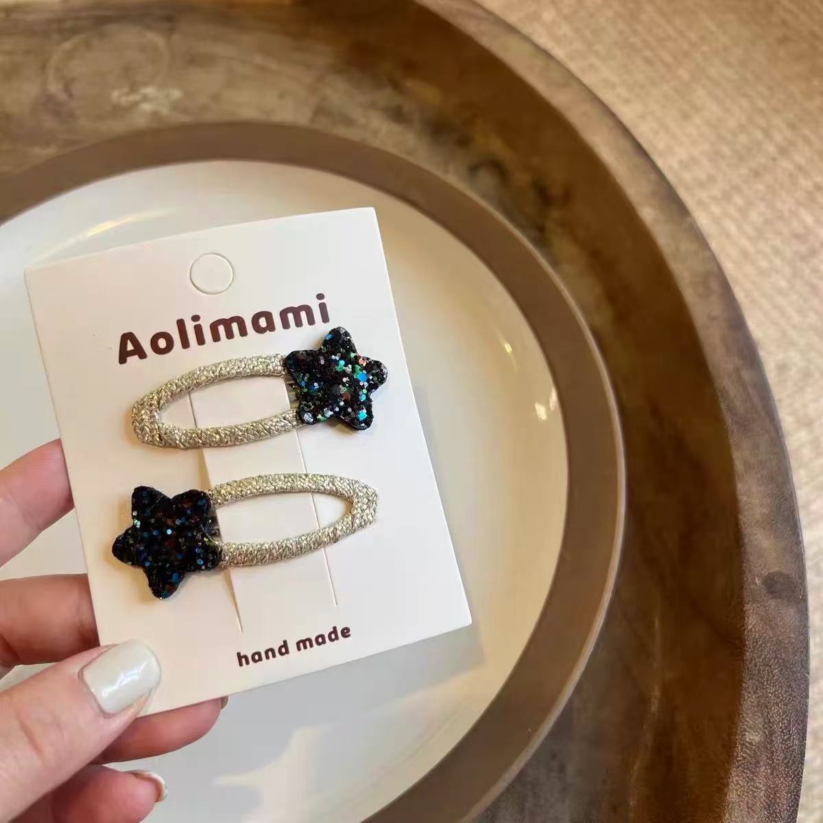 Glitter Hair Clips
