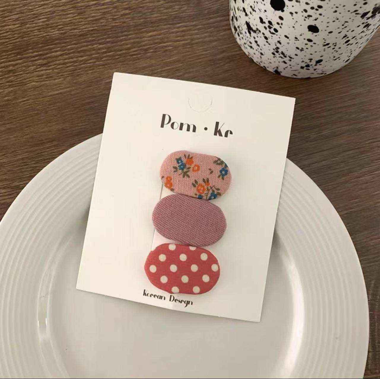 Barrettes Goutte D'Eau Fleur