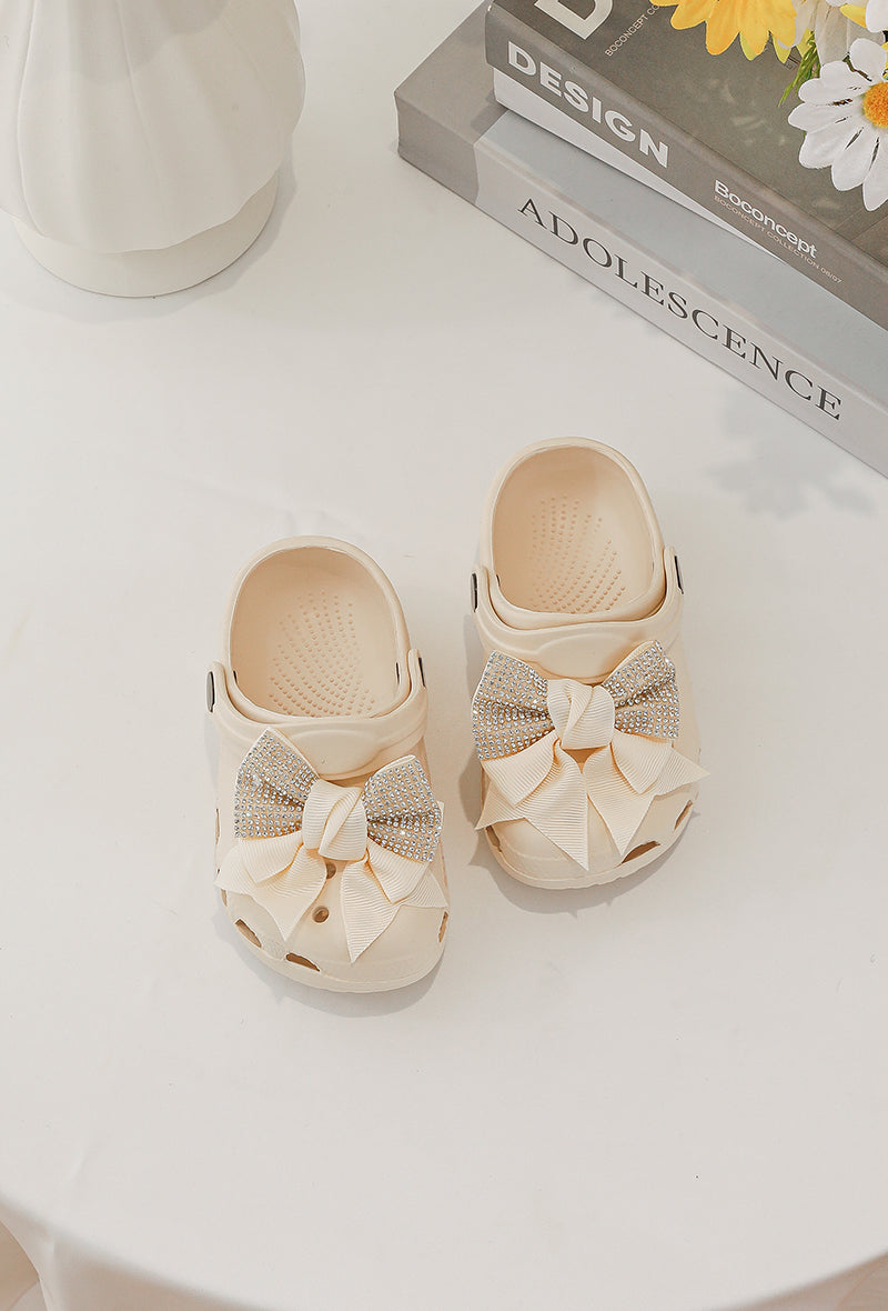 Beige Cici with Bow Tie