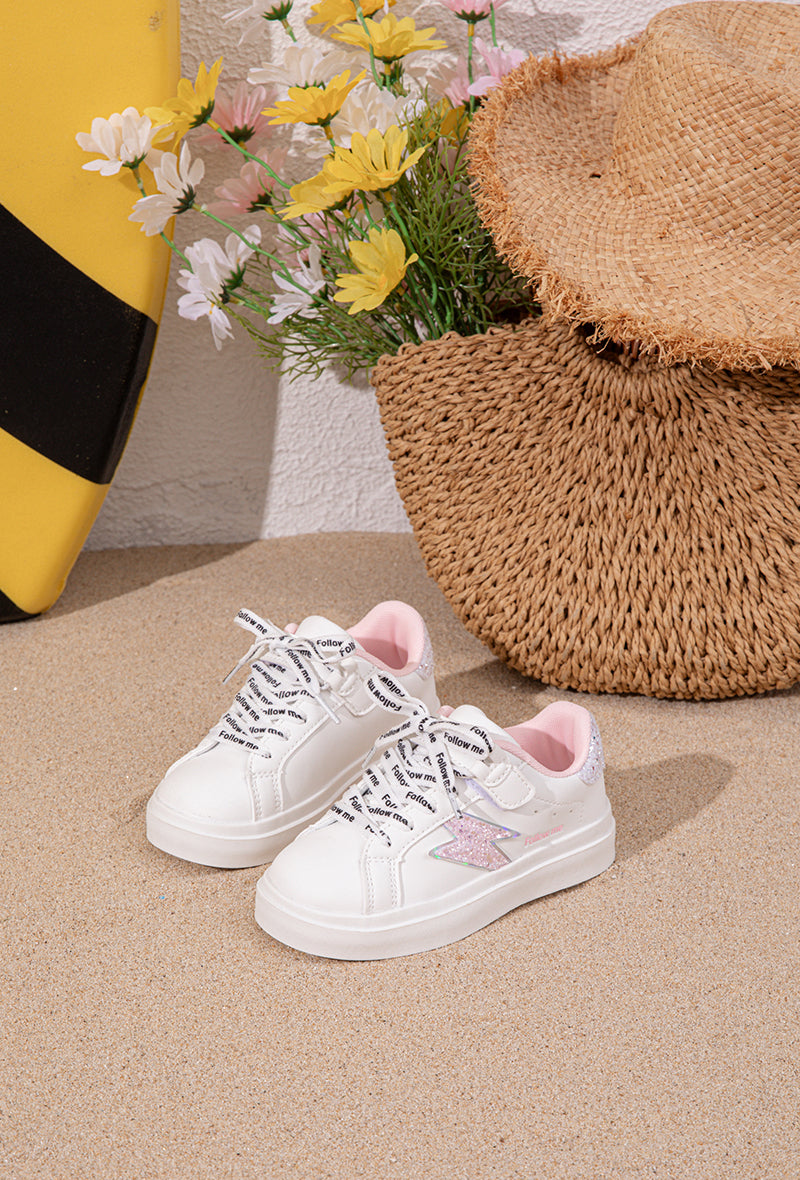 Mimi Blanc Rose Pailletée