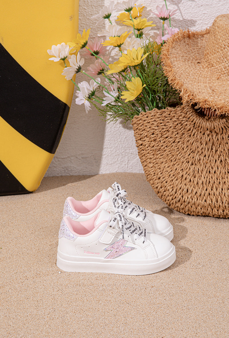 Mimi Blanc Rose Pailletée