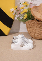 Mimi Blanc Léopard Pailletée