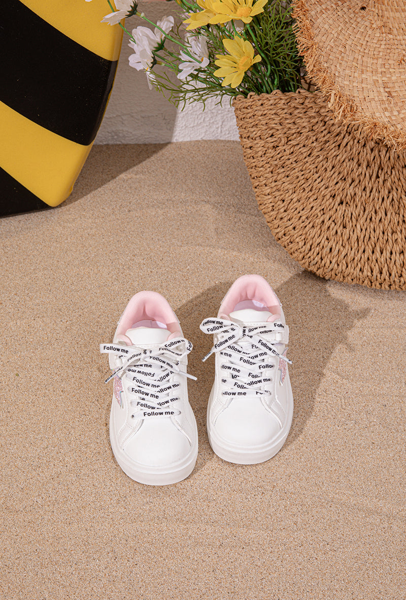 Mimi Blanc Rose Pailletée