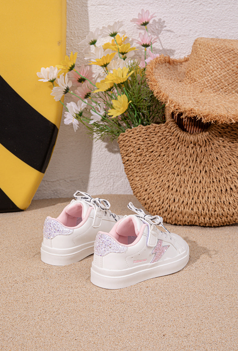 Mimi Blanc Rose Pailletée