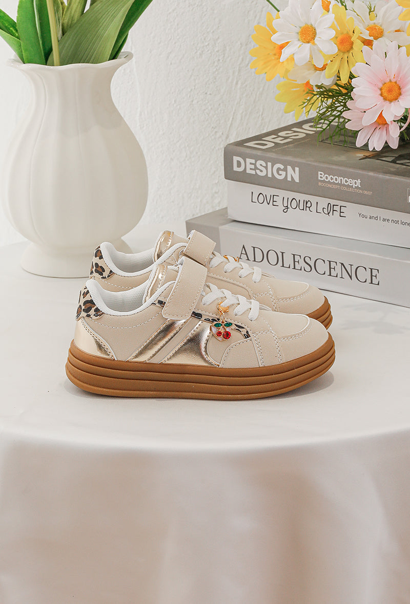 Liza Beige Léopard Avec Accessoire