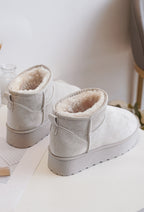 Ogg Basse Compensé Gris Clair Pour Femme