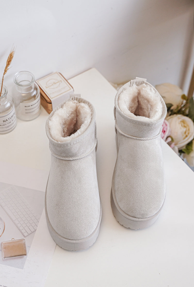 Ogg Basse Compensé Gris Clair Pour Femme