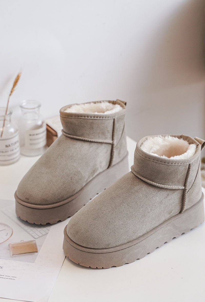 Ogg Basse Compensé Khaki Pour Femme
