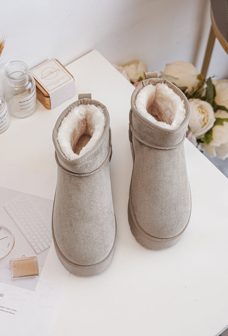 Ogg Basse Compensé Khaki Pour Femme