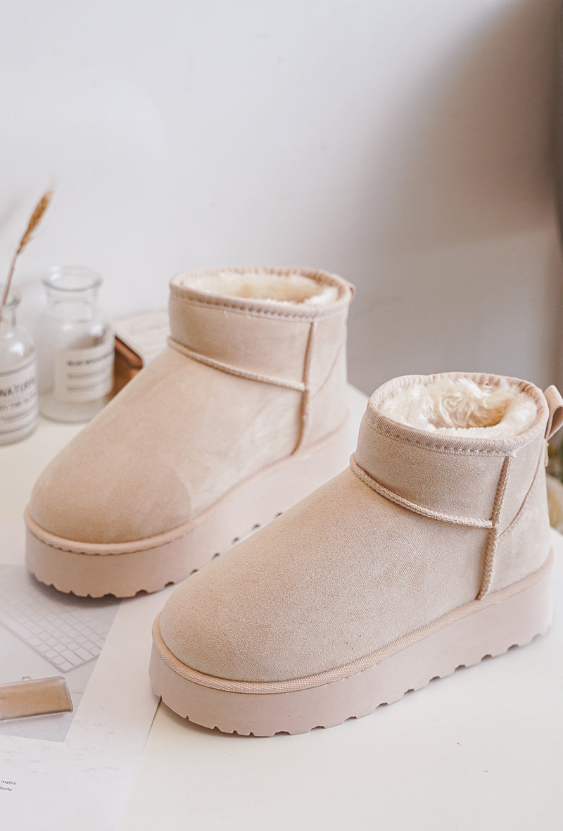 Ogg Basse Compensé Beige Clair Pour Femme