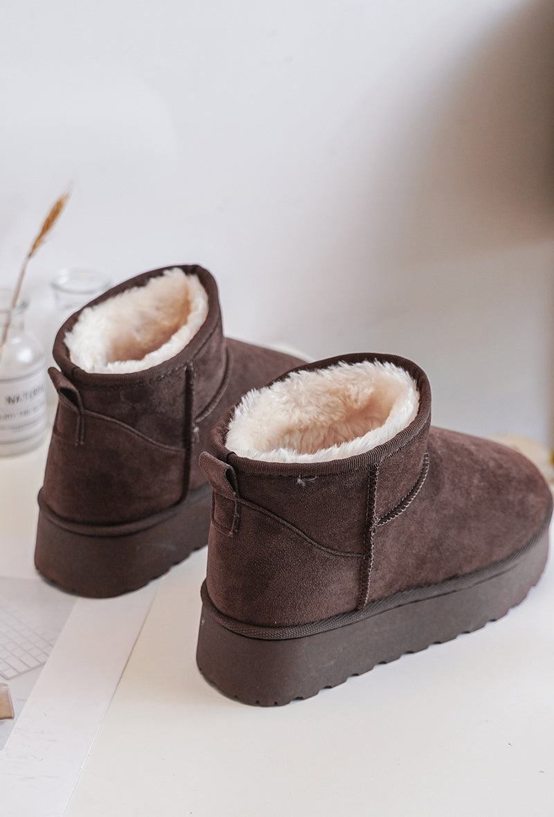 Ogg Basse Compensé Marron Pour Femme