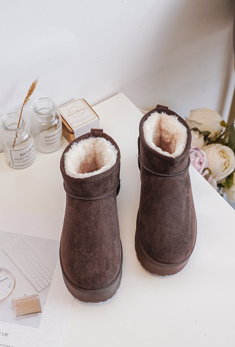 Ogg Basse Compensé Marron Pour Femme
