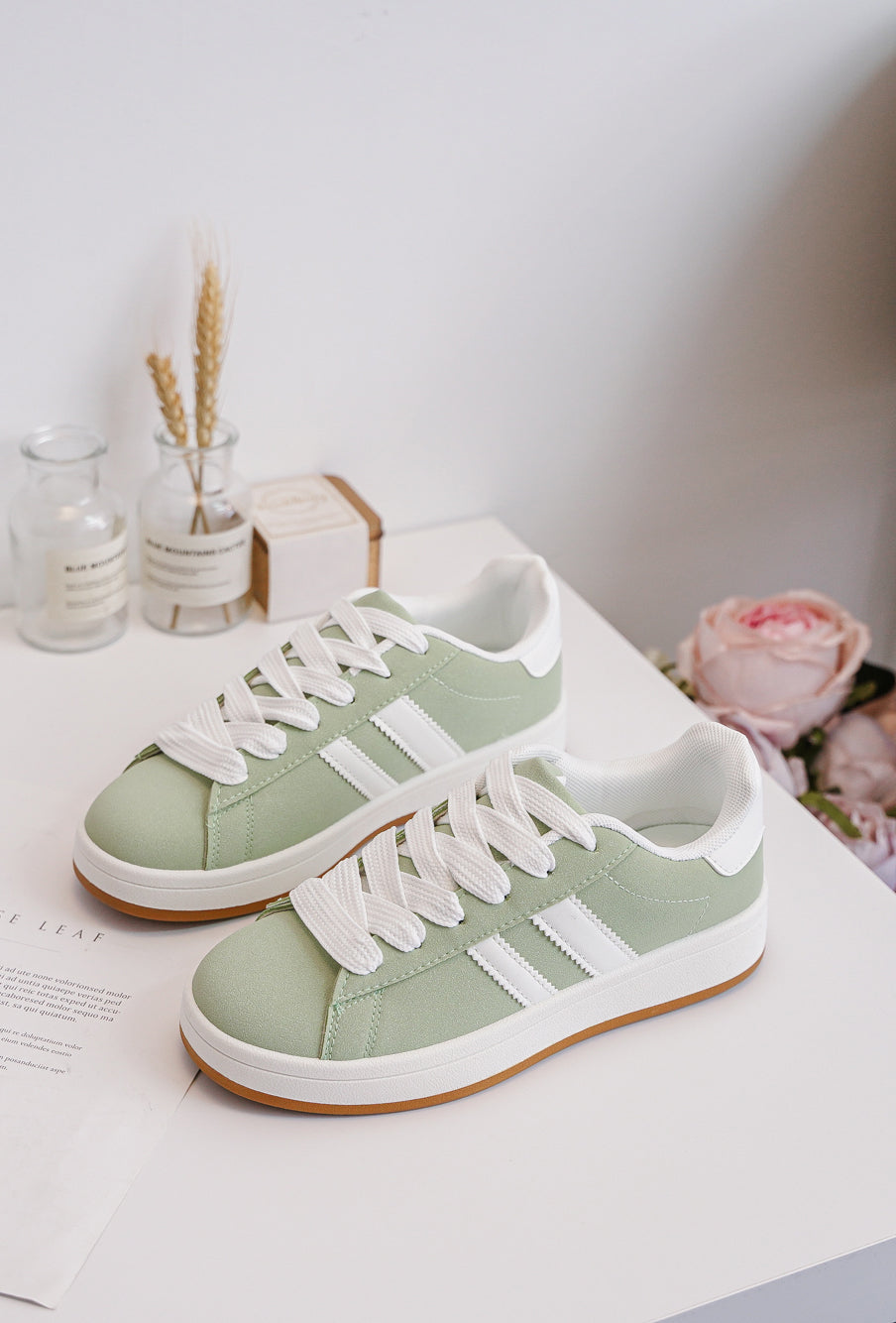 Hana Vert Pastel Pour Femme