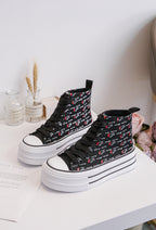 Talia Noir Montante Pour Femme