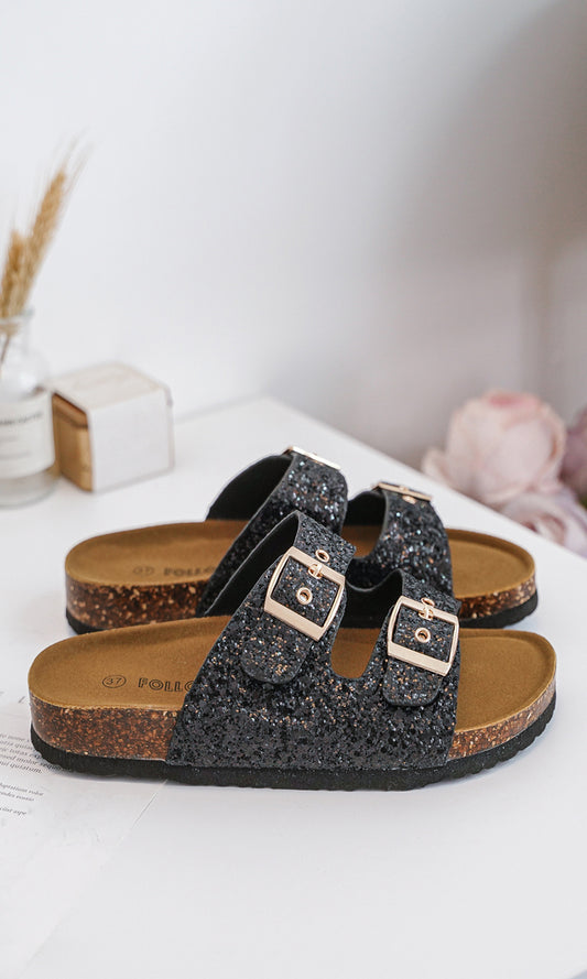 Poppy Noir Paillettée Pour Femme