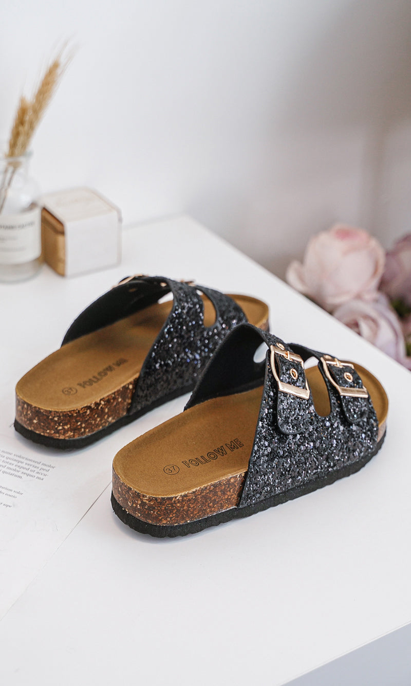 Poppy Noir Paillettée Pour Femme